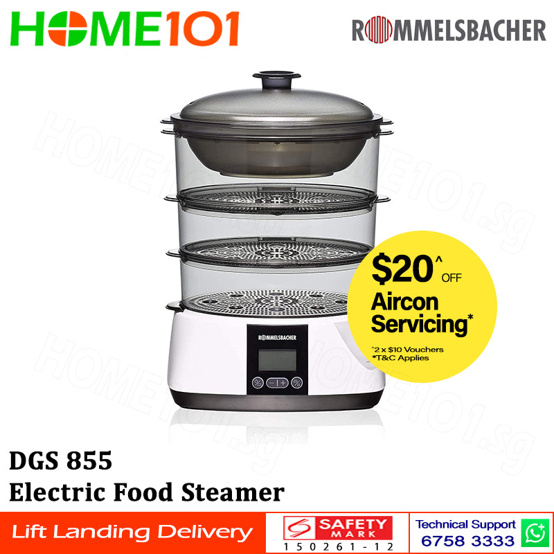 RommelsBacher Electric Food Steamer DGS 855