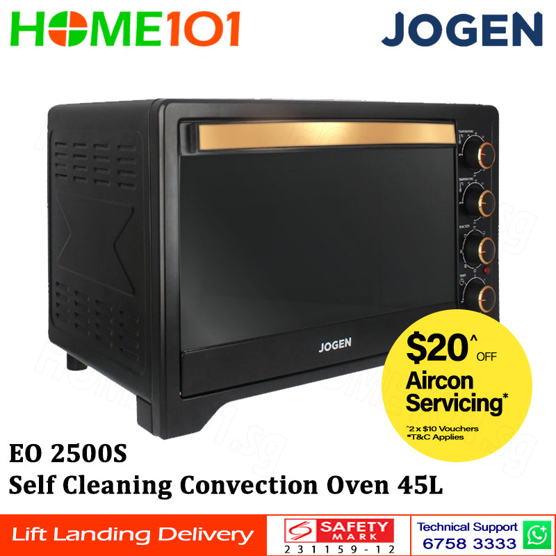 Jogen Self Cleaning Convection Oven 45L EO 2500S
