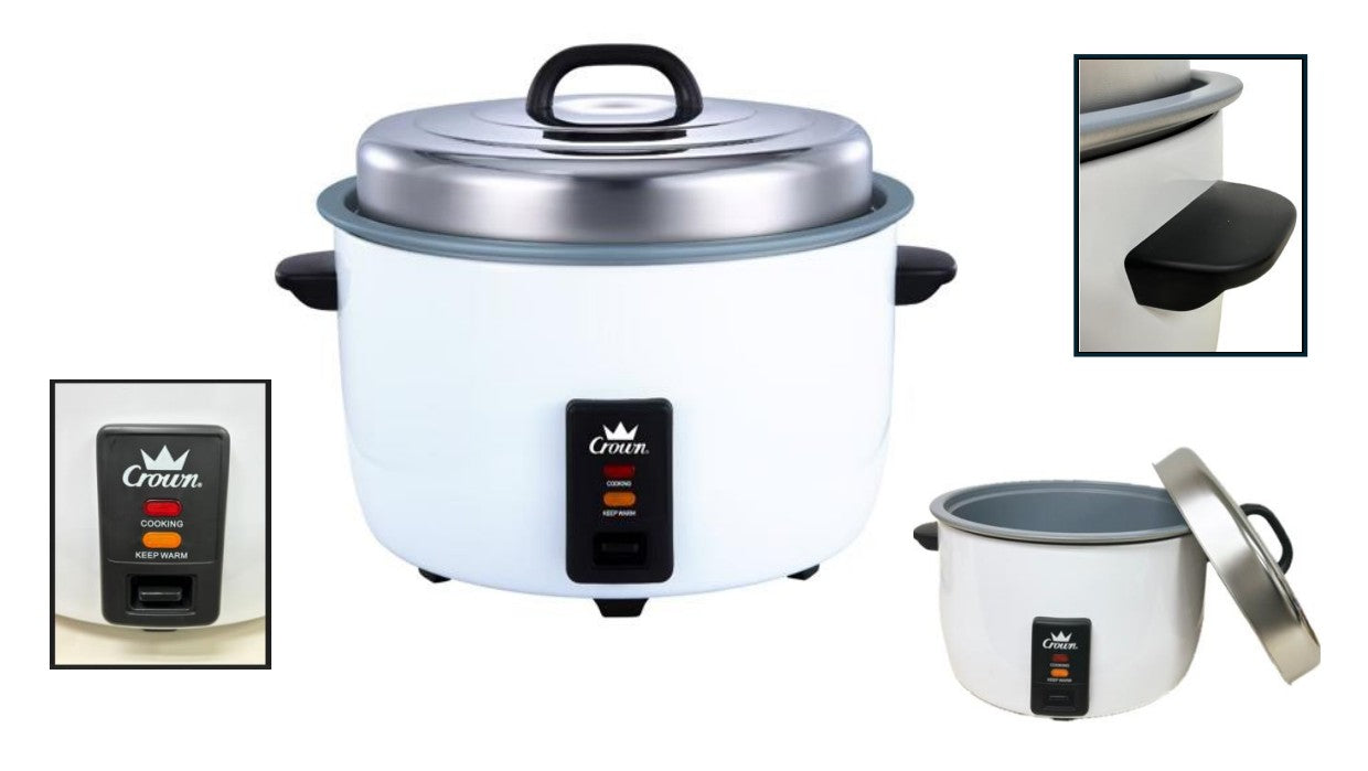 Crown Commercial Electric Rice Cooker 8.0L ERC 40A