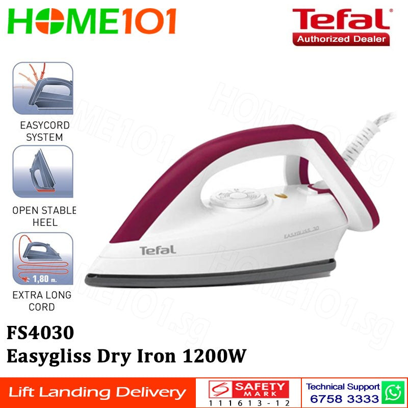 Tefal Easygliss Dry Iron 1200W FS4030