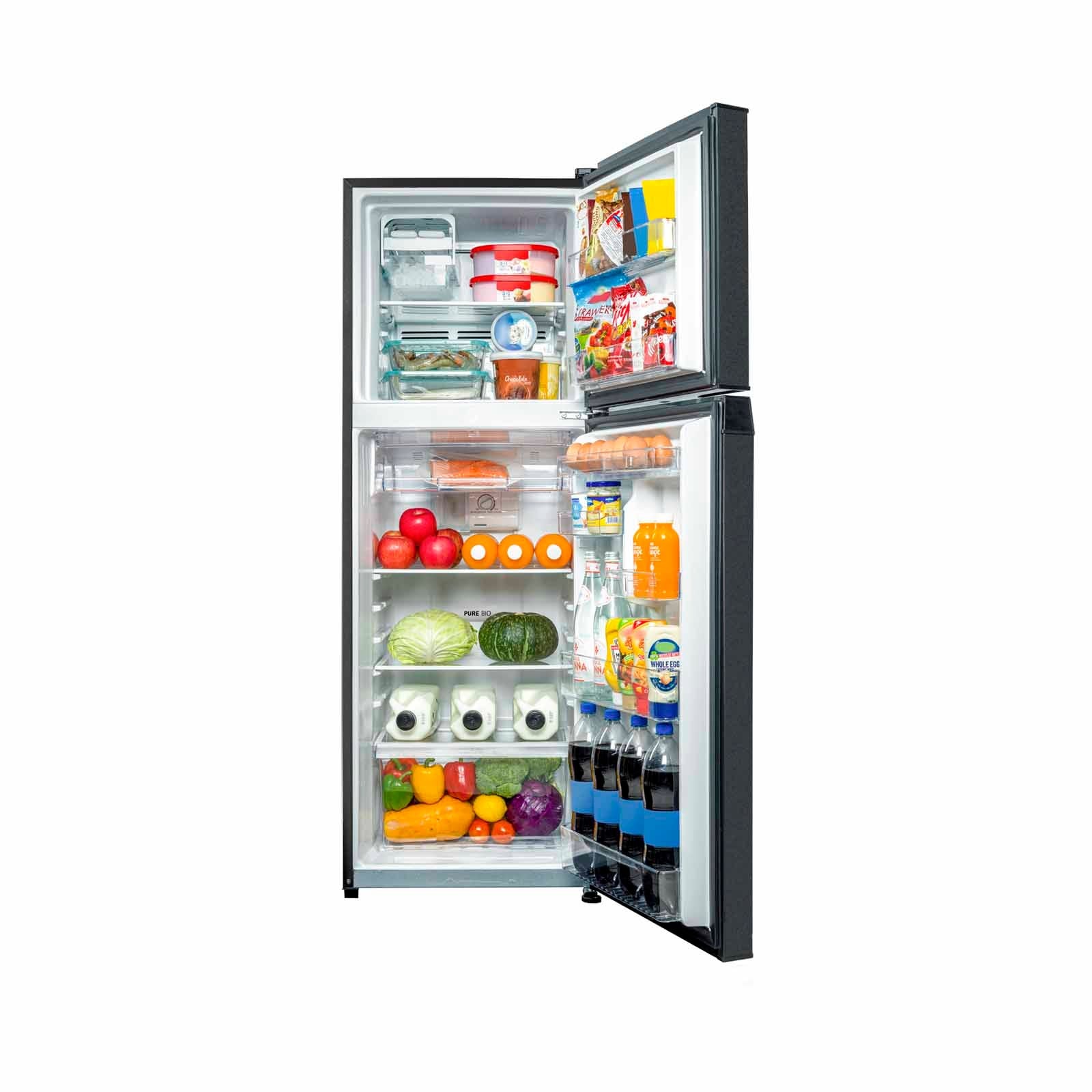 Toshiba 2 Door Top Mount Freezer Fridge 233L GR-RT303WE-PMX(52)