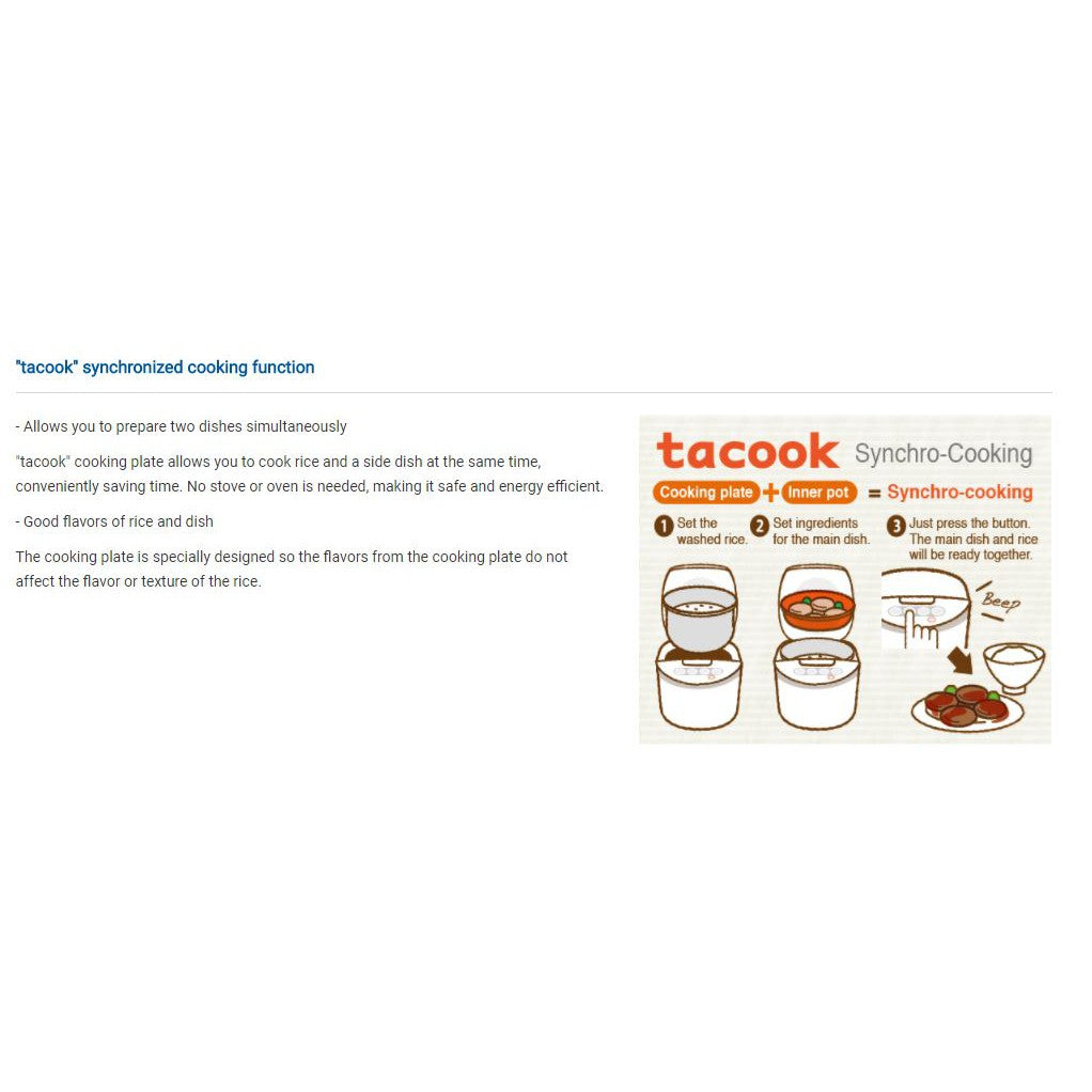 Tiger Microcomputer Controlled Rice Cooker 1.0L JAX-R10S