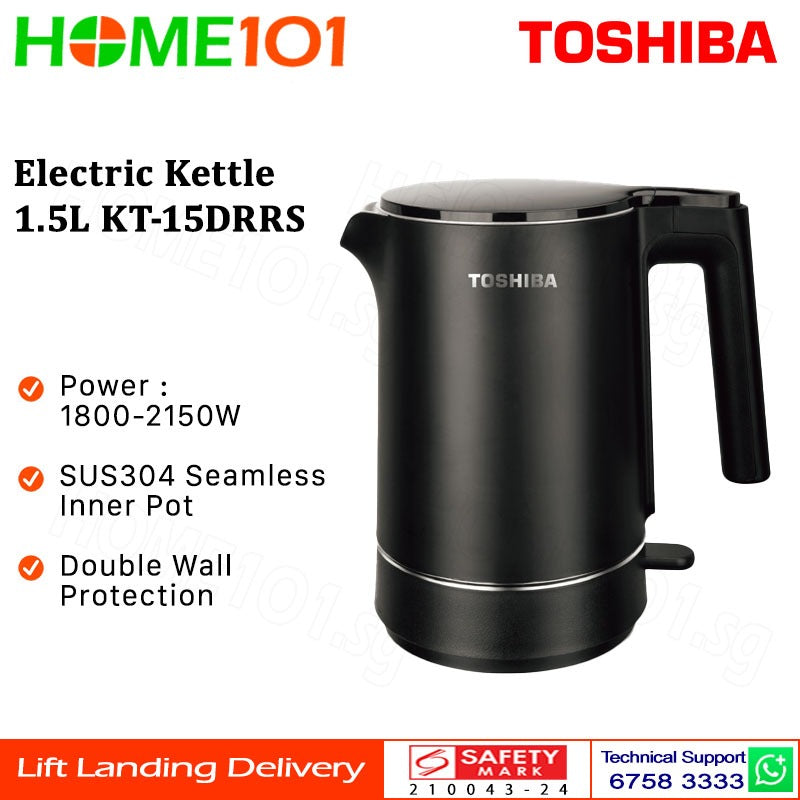 Toshiba Electric Kettle 1.5L KT-15DRRS