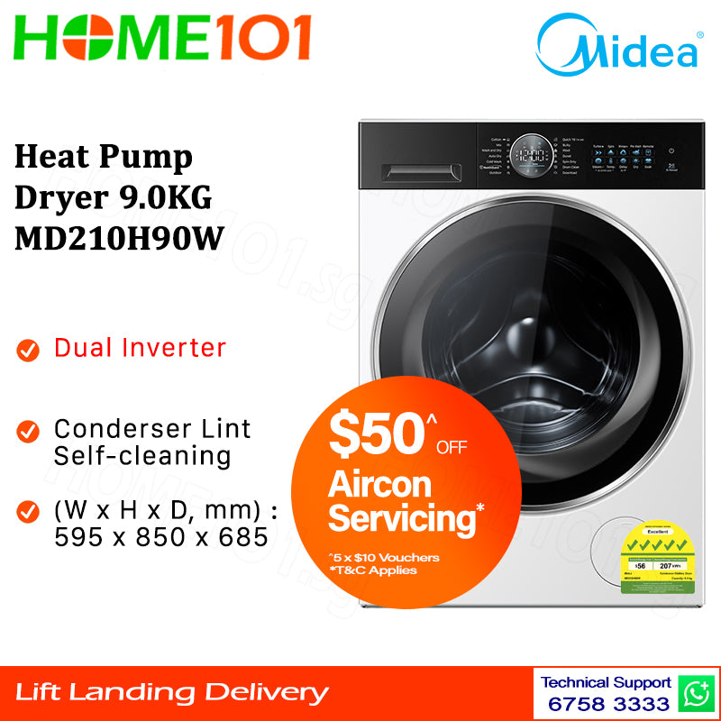 Midea Heat Pump Dryer 9.0KG MD210H90W