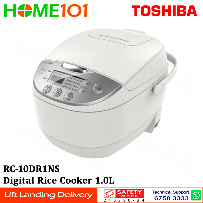 Toshiba Digital Rice Cooker 1.0L RC-10DR1NS