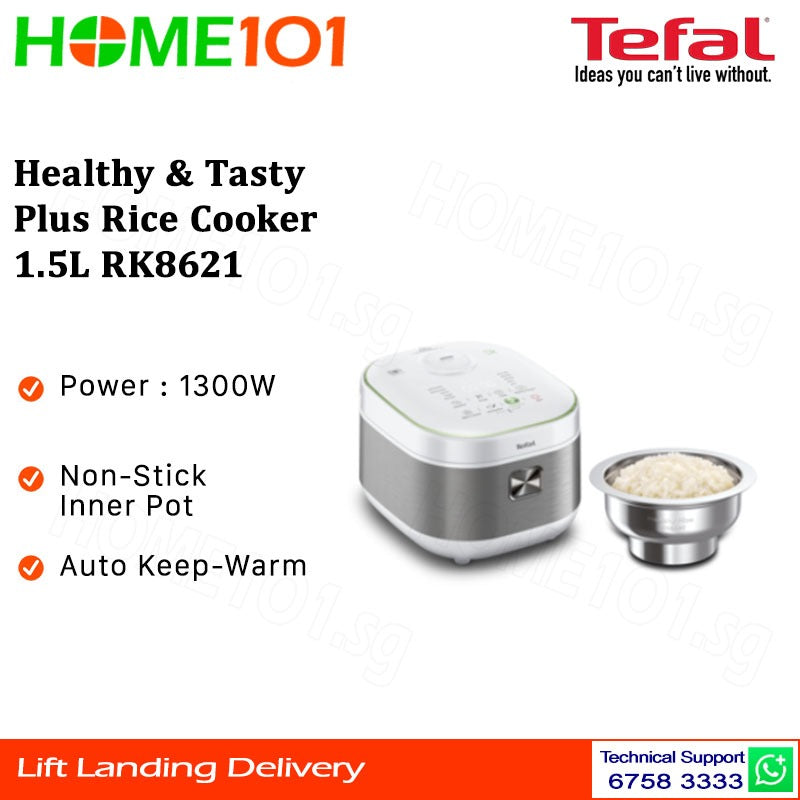 Tefal Healthy & Tasty Plus Rice Cooker 1.5L RK8621