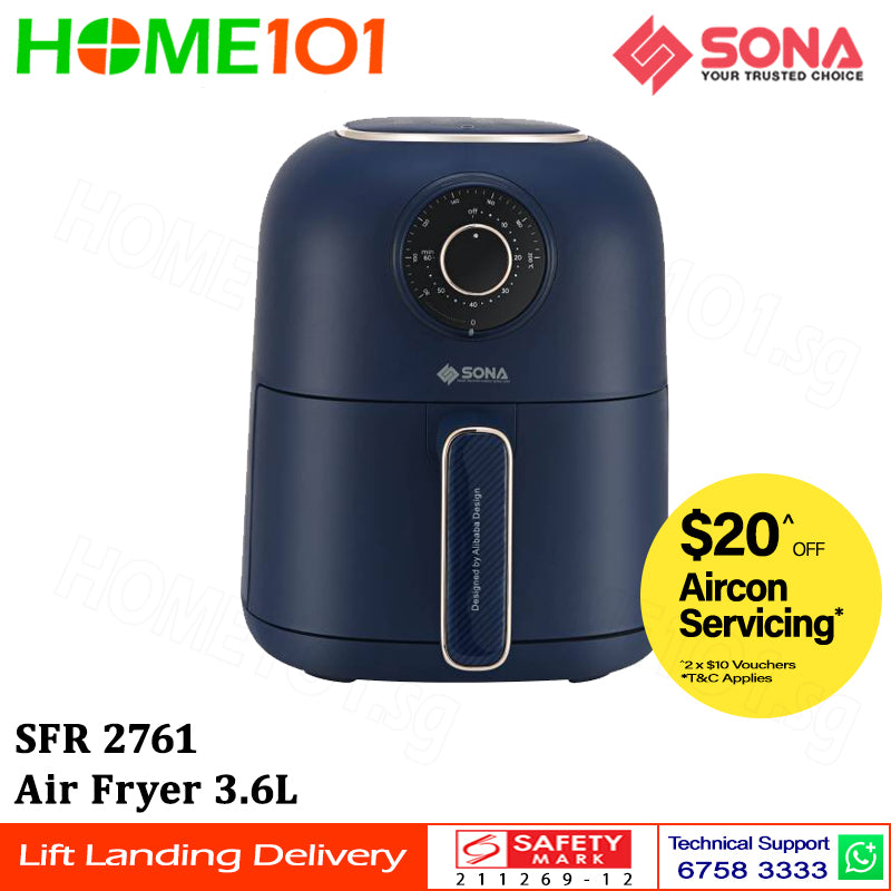 Sona Air Fryer 3.6L SFR 2761