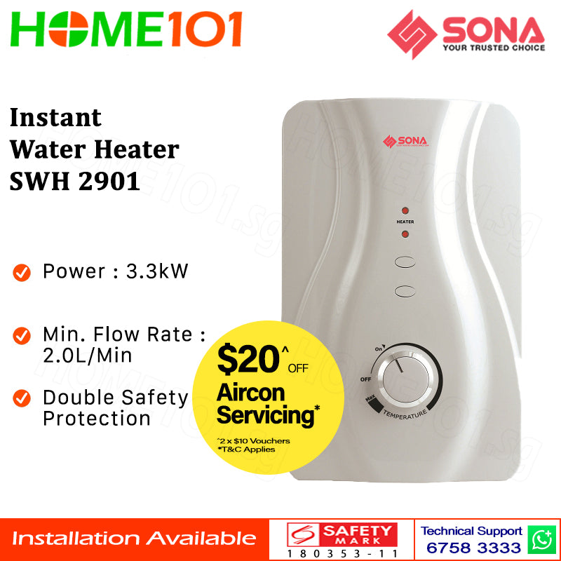 Sona Instant Water Heater SWH 2901