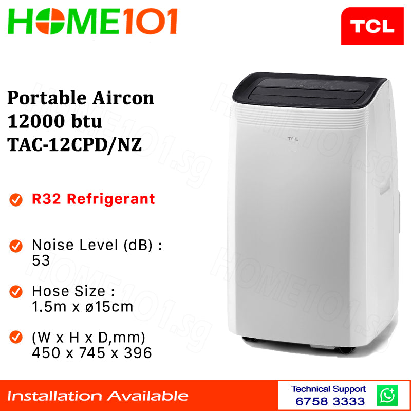 TCL Portable Aircon 12000BTU TAC-12CPD/NZ