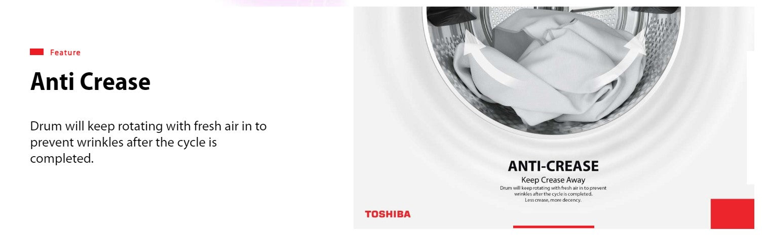 Toshiba Heat Pump Dryer 10KG TD-BK110GHS