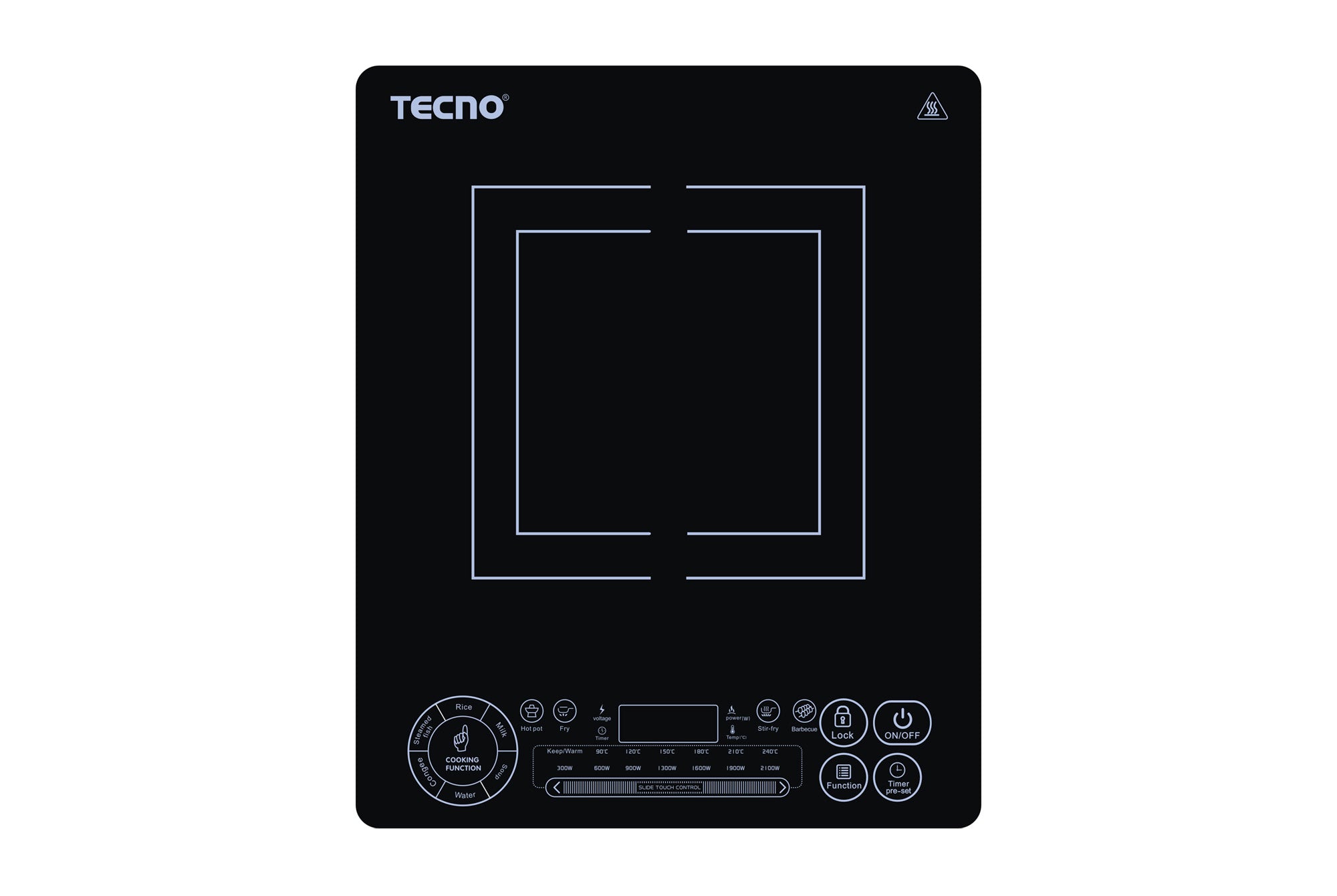 Tecno Ultra Slim Portable Induction Cooker TIC 2108