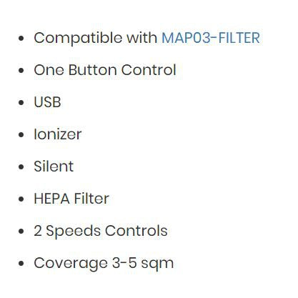 Mistral Mimica Terminator Air Purifier MAP03