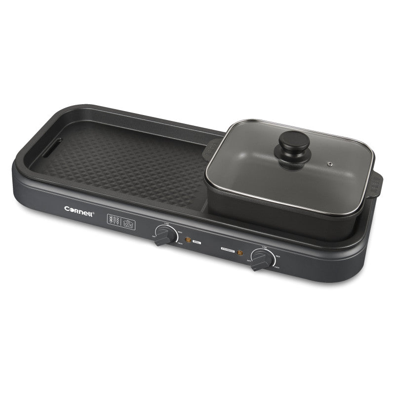 Cornell Electric Table Top Grill With Hotpot 2200W CCGEL98DT