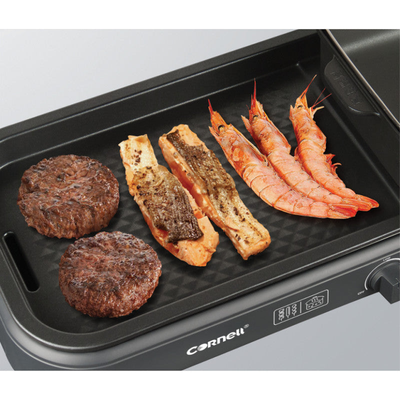 Cornell Electric Table Top Grill With Hotpot 2200W CCGEL98DT