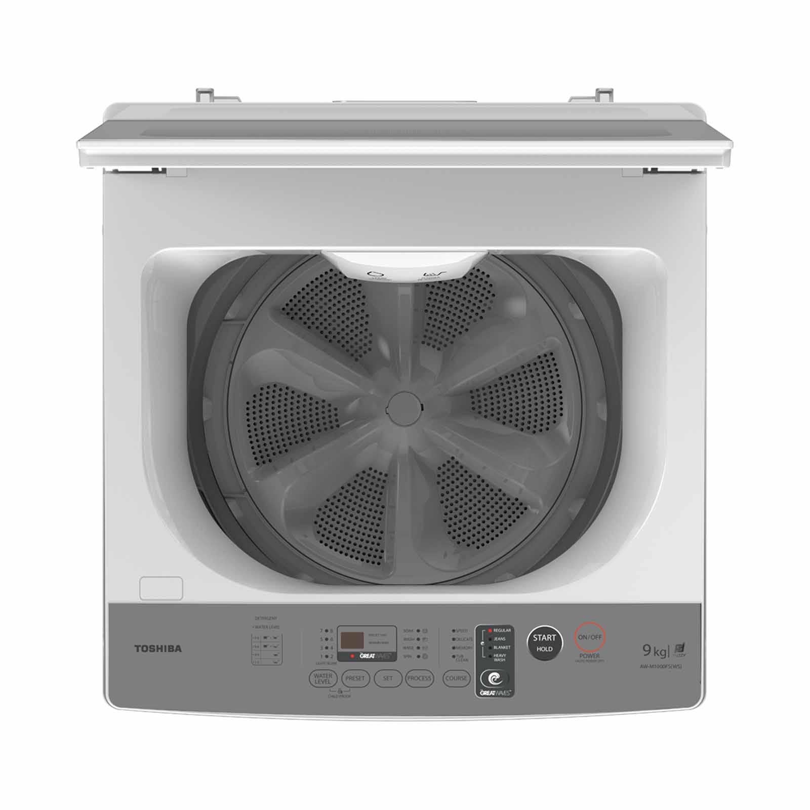 Toshiba Top Load Washing Machine 7 - 9KG AW-M801AS(WS) | AW-M901BS(WS) | AW-M1000FS(WS)