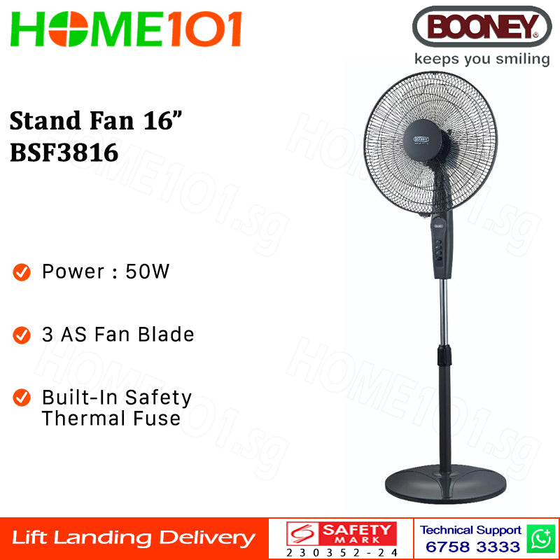 Booney Stand Fan 16" BSF3816