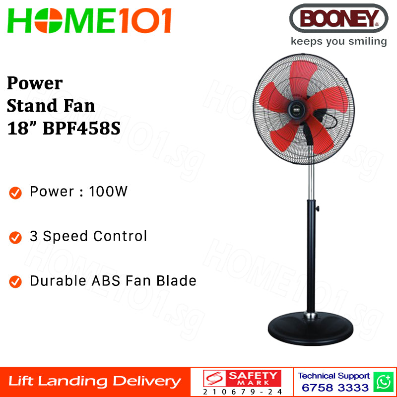Booney Power Stand Fan 18" BPF458S