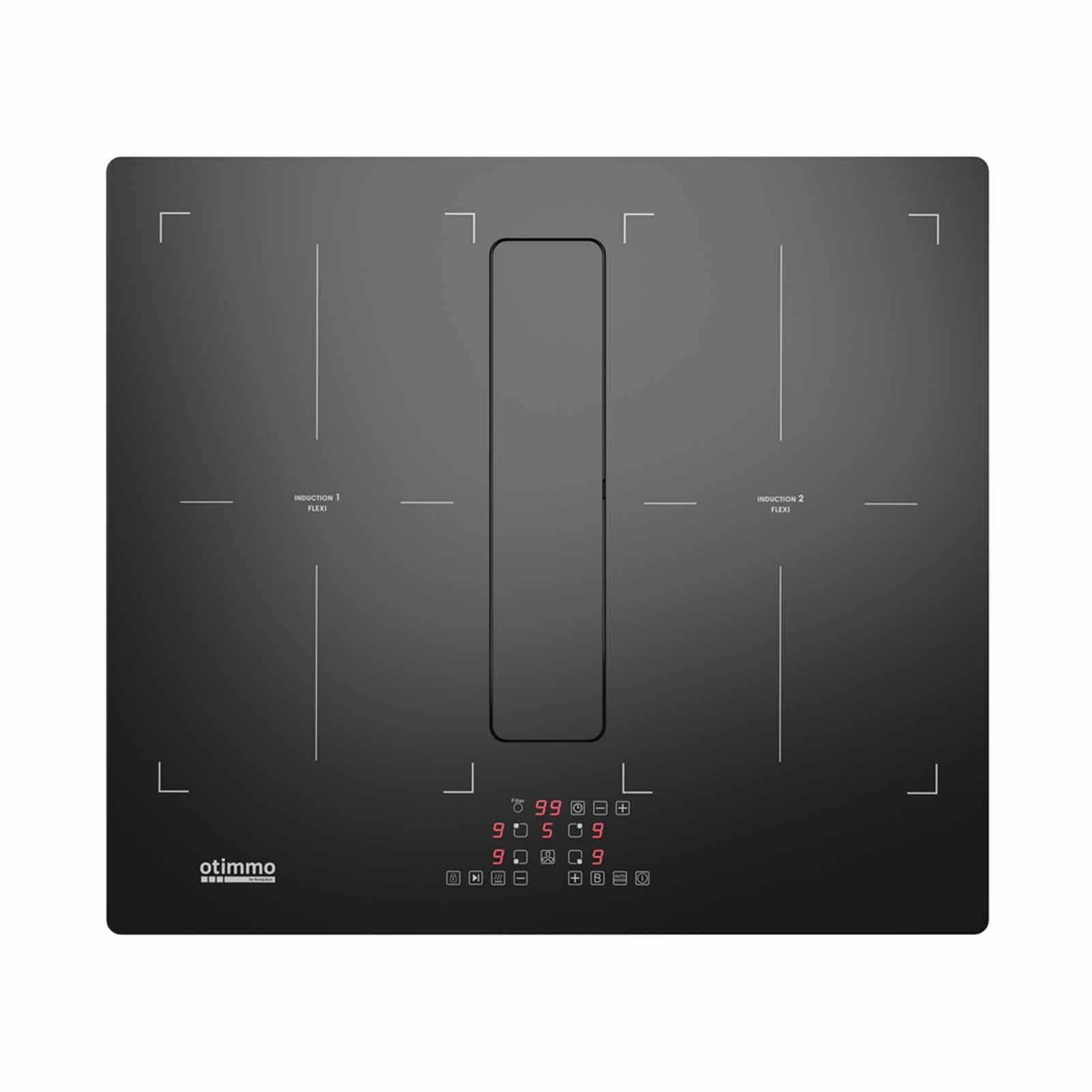 Europace 2 Flexi Zones Induction Hob with Downdraft Hood EIH8602EBK