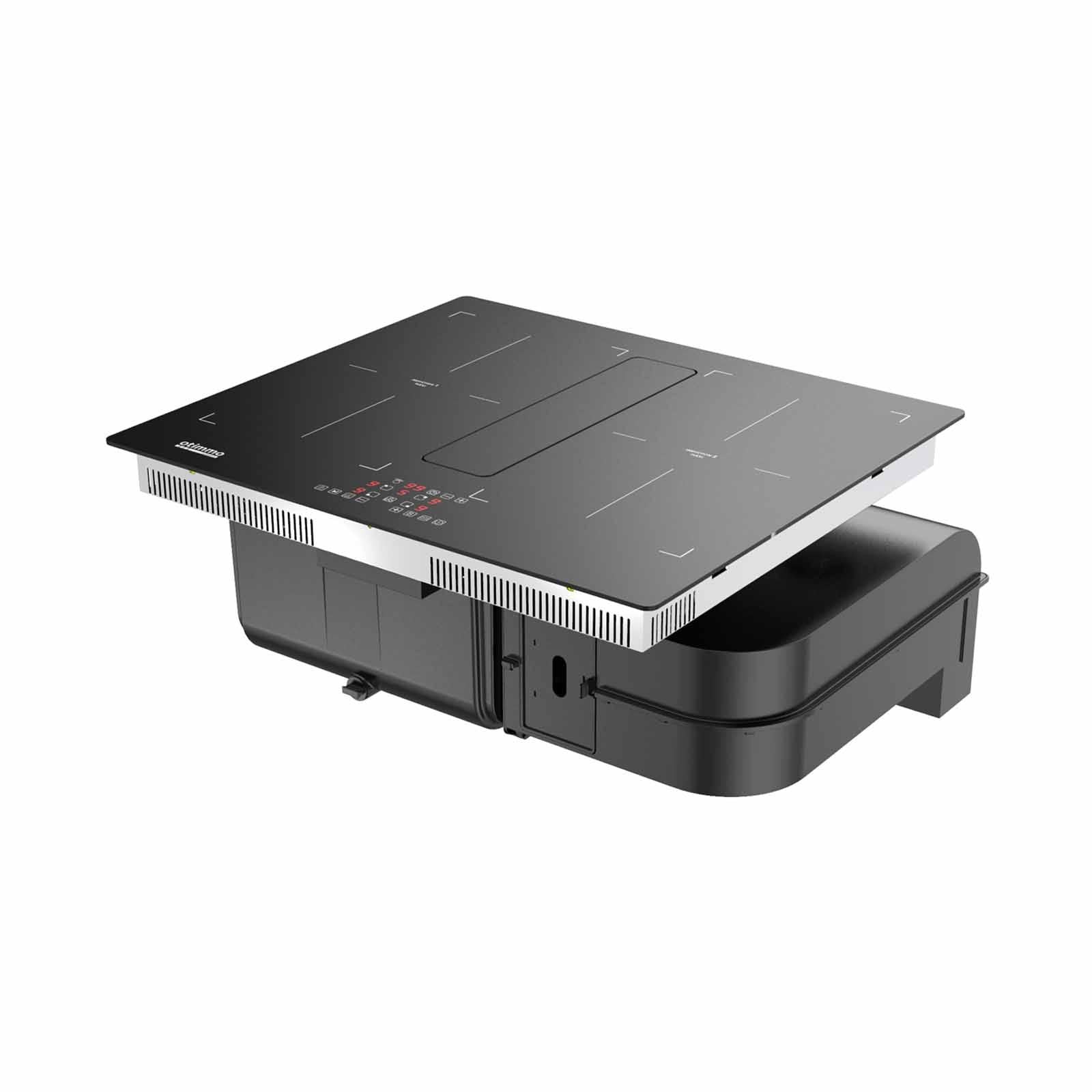 Europace 2 Flexi Zones Induction Hob with Downdraft Hood EIH8602EBK