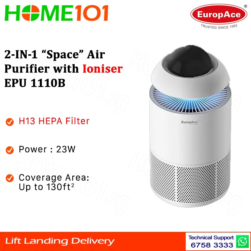 Europace 2in1 “Space” Air Purifier with Ioniser EPU 1110B