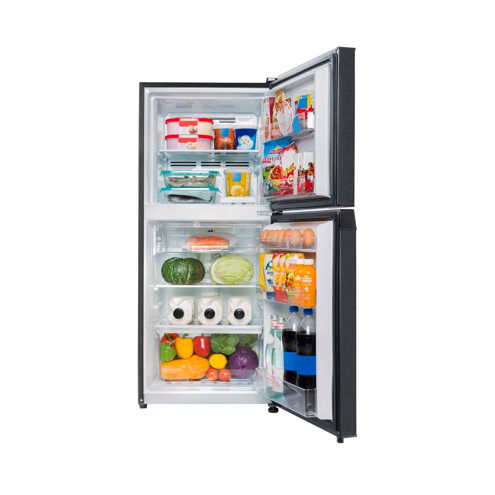 Toshiba 2 Door Top Mount Freezer Fridge 179L GR-RT234WE-PMX(52)