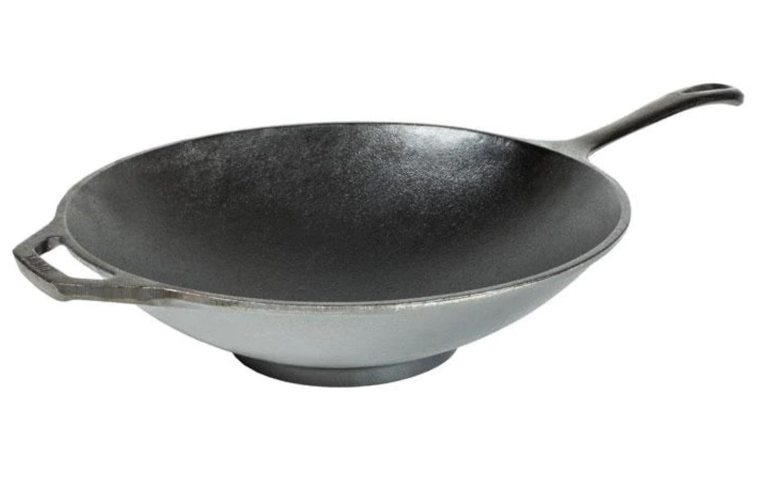 Lodge Chef Collection Cast Iron Wok 12.5 Inch LC12WINT