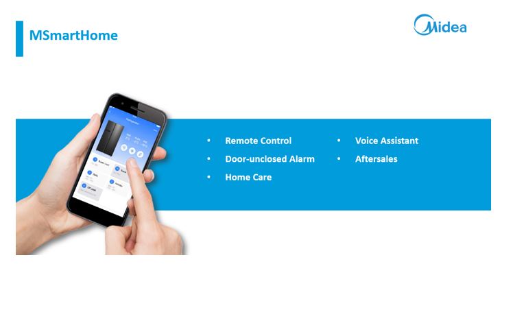 Midea 2 Door Side by Side Fridge 565L MDRS791MYC45SG
