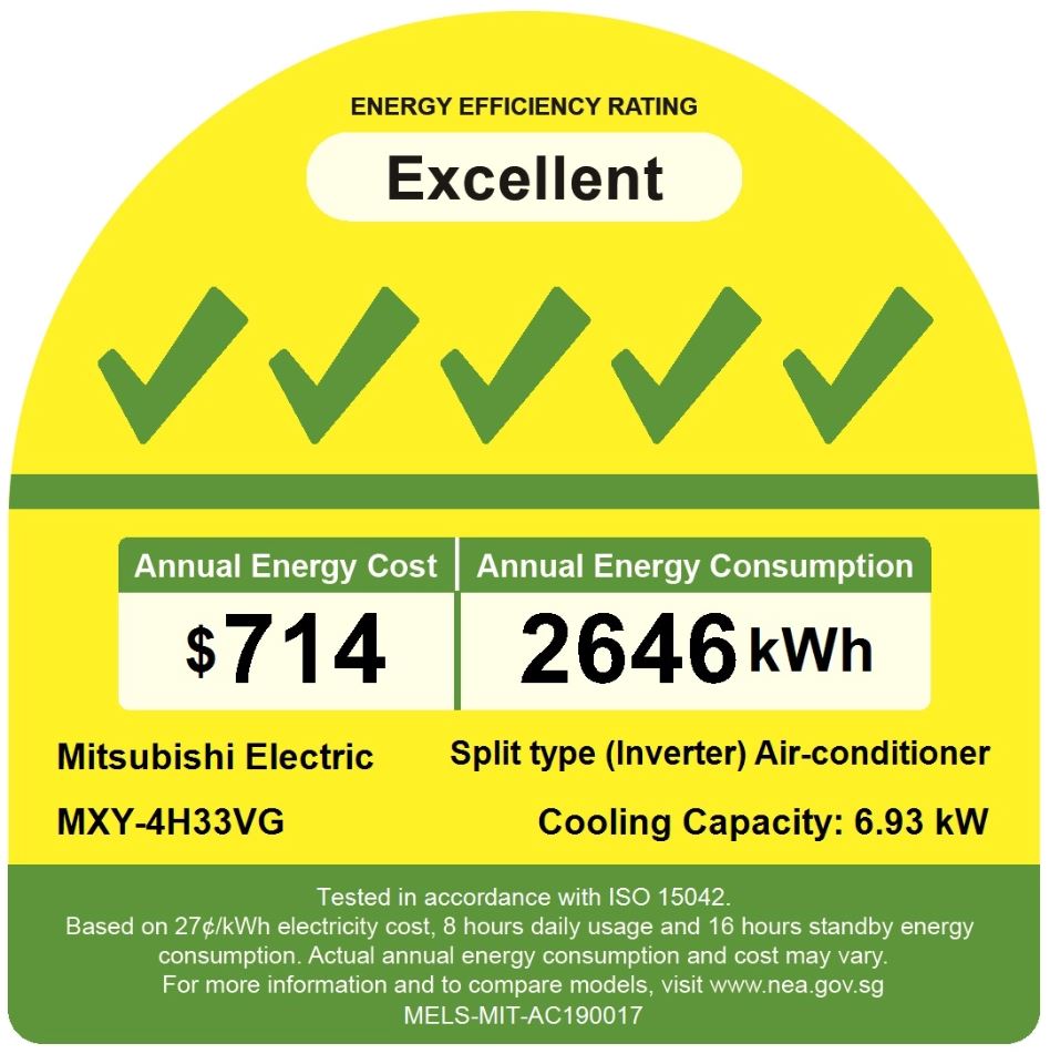 Mitsubishi StarMex Multi-Split AirCon MXY-4H33VG/MSXY-FP10VG x 3 + FP13VG - CLIMATE VOUCHER ELIGIBLE