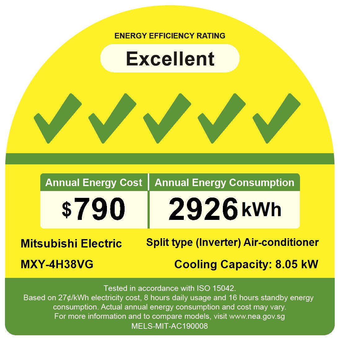 Mitsubishi StarMex Multi-Split AirCon MXY-4H38VG/MSXY-FP10VG x 3 + FP18VG - CLIMATE VOUCHER ELIGIBLE