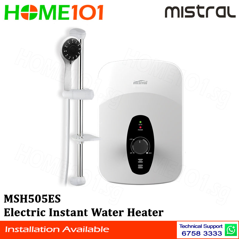 Mistral Electric Instant Water Heater MSH505ES