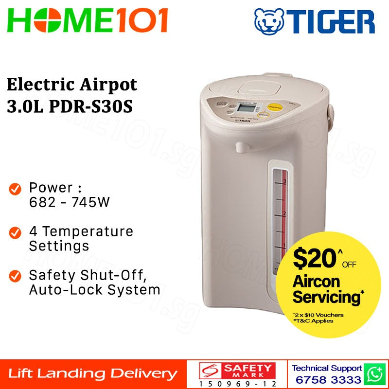 Tiger Electric Airpot 3.0 - 4.0L PDR-S30S I PDR-S40S