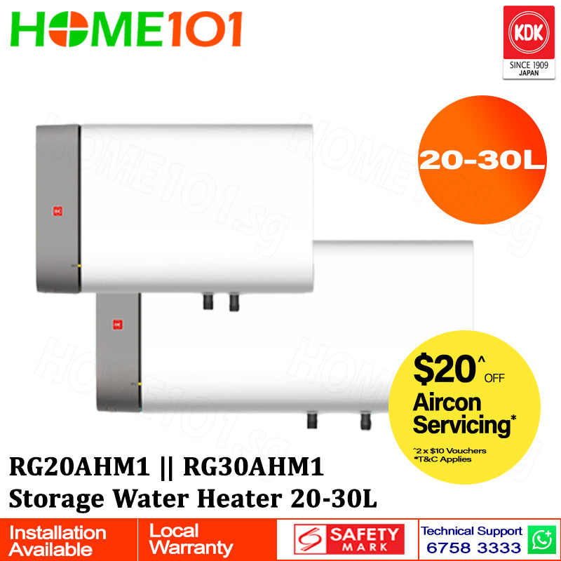 KDK Storage Heater 20-30L RG20AHM1 & RG30AHM1