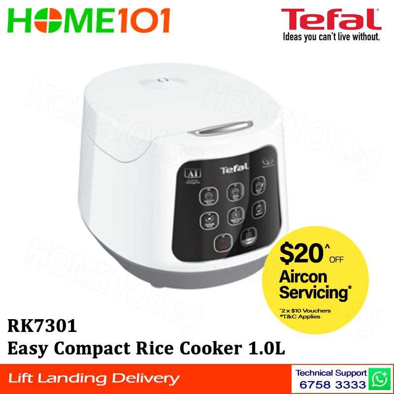 Tefal Easy Compact Rice Cooker 1.0L RK7301