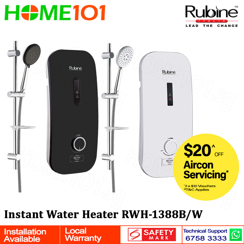 Rubine Electric Instant Water Heater RWH 1388