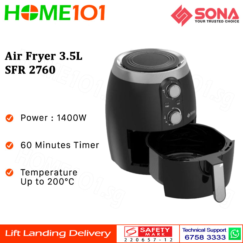 Sona 3.5L Air Fryer SFR 2760
