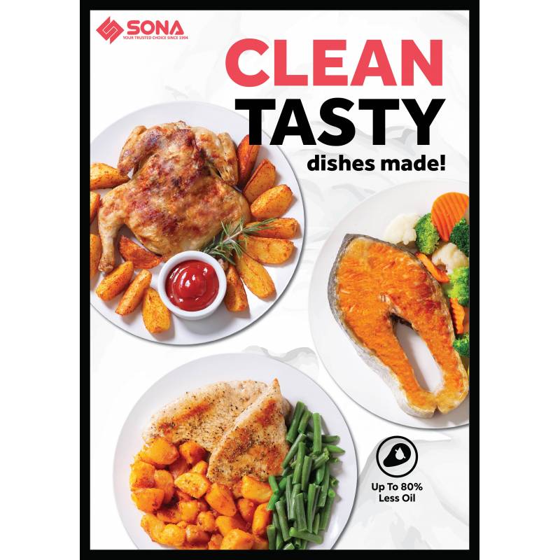 Sona Digital Air Fryer 7.2L SFR 2778