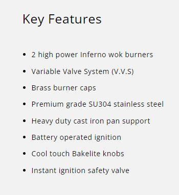 Tecno Stainless Steel Cooker Hob 2 Burners SR828SV - LPG / PUB - FREE INSTALLATION