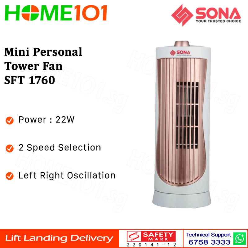 Sona Mini Personal Tower Fan SFT 1760