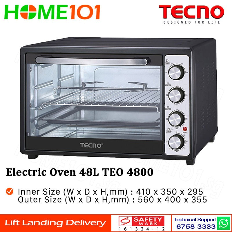 Tecno Electric Oven 48L TEO 4800