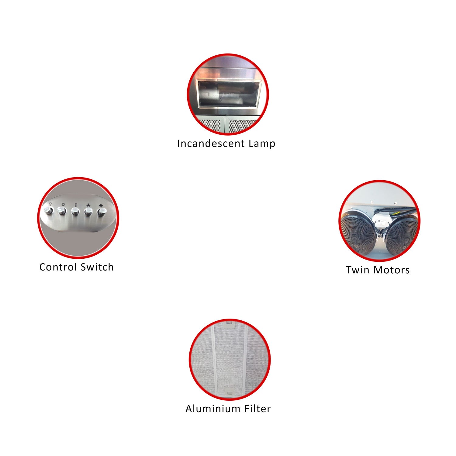 Valenti Semi Intergrated Hood 90cm VH 1029MS