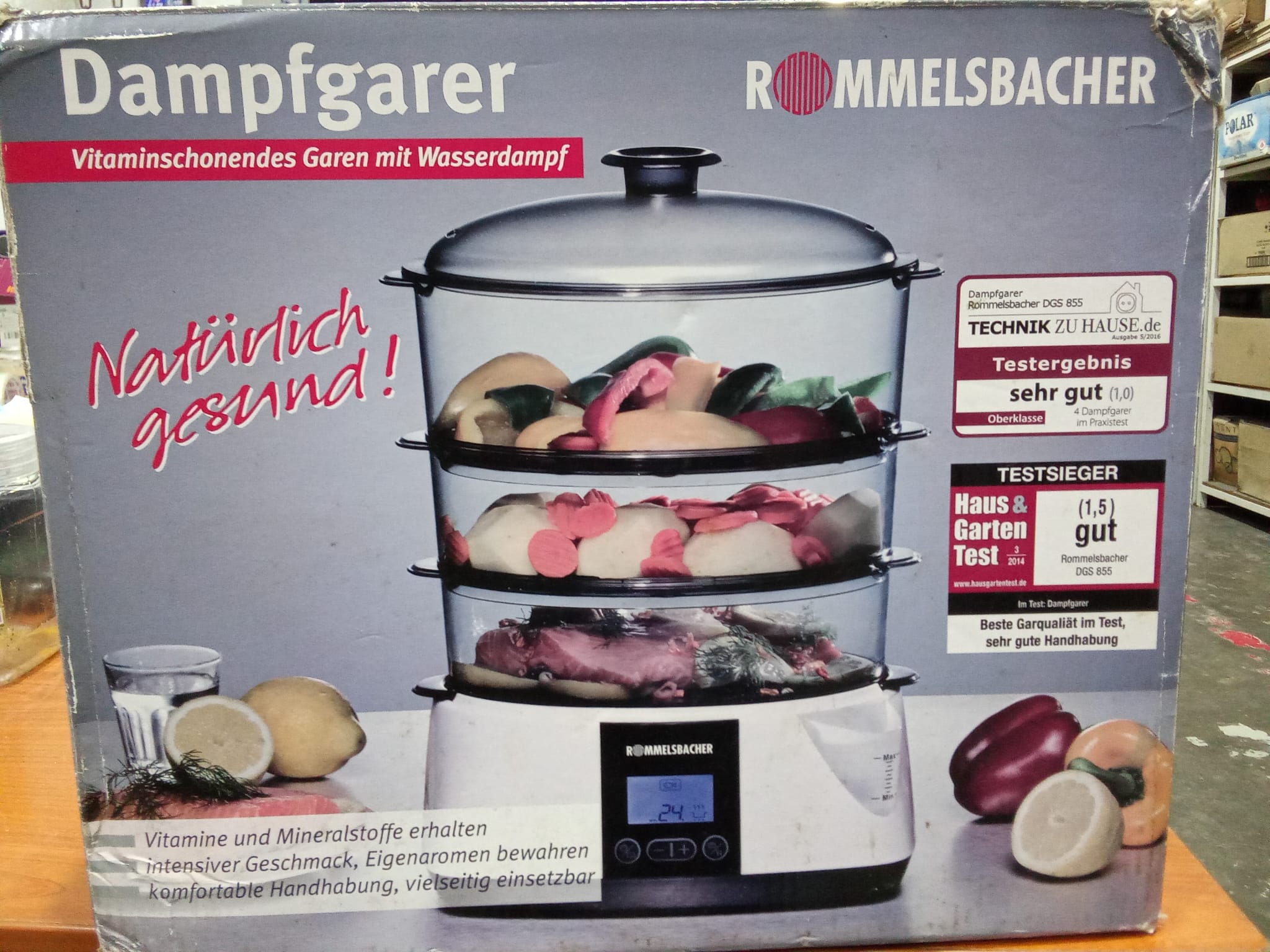 RommelsBacher Electric Food Steamer DGS 855
